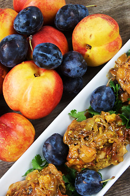 Moroccan Nectarine and Plum Chicken Tagine…And A Giveaway! - Joanne Eats  Well With Others