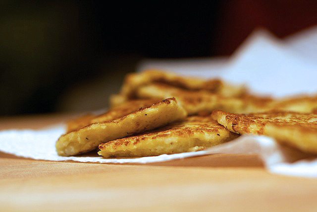 Hungry Couple: Oven Baked Potato Pancakes (Latkes)