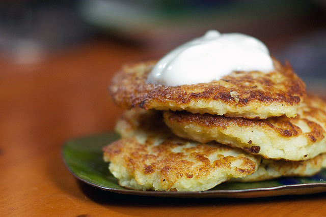 Hungry Couple: Oven Baked Potato Pancakes (Latkes)