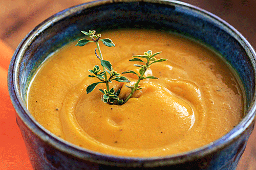 Easy Sweet Potato and Apple Blender Soup - The Healthy Tart