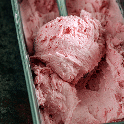 Strawberry Sour Cream Ice Cream - TheMessyBaker.com