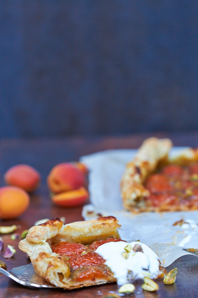 Filling the Knowledge Gap - Apricot Pistachio Tart | The Messy Baker