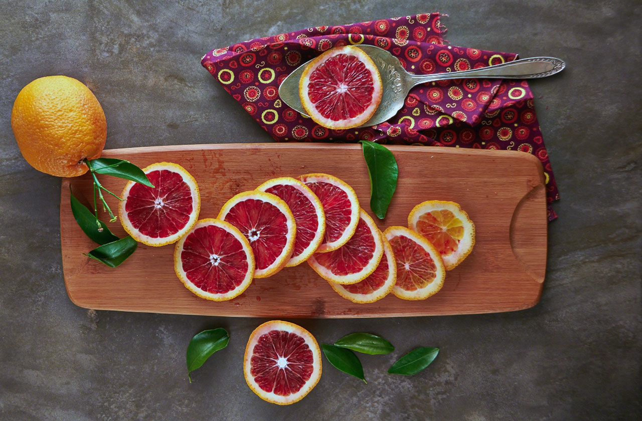 Blood Orange slices just begging to be eaten by The Messy Baker.