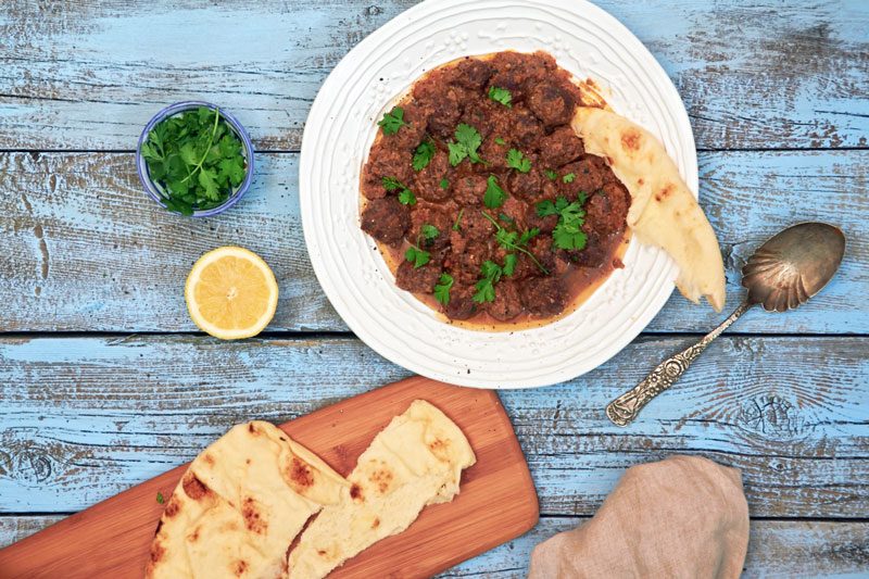 Moroccan Beef & Mushroom Tagine by The Messy Baker