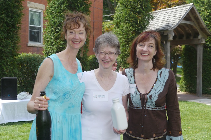 The Three Sisters at The Messy Baker Book Launch.