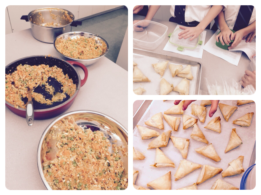 Making Samosas with Les Petits Chefs