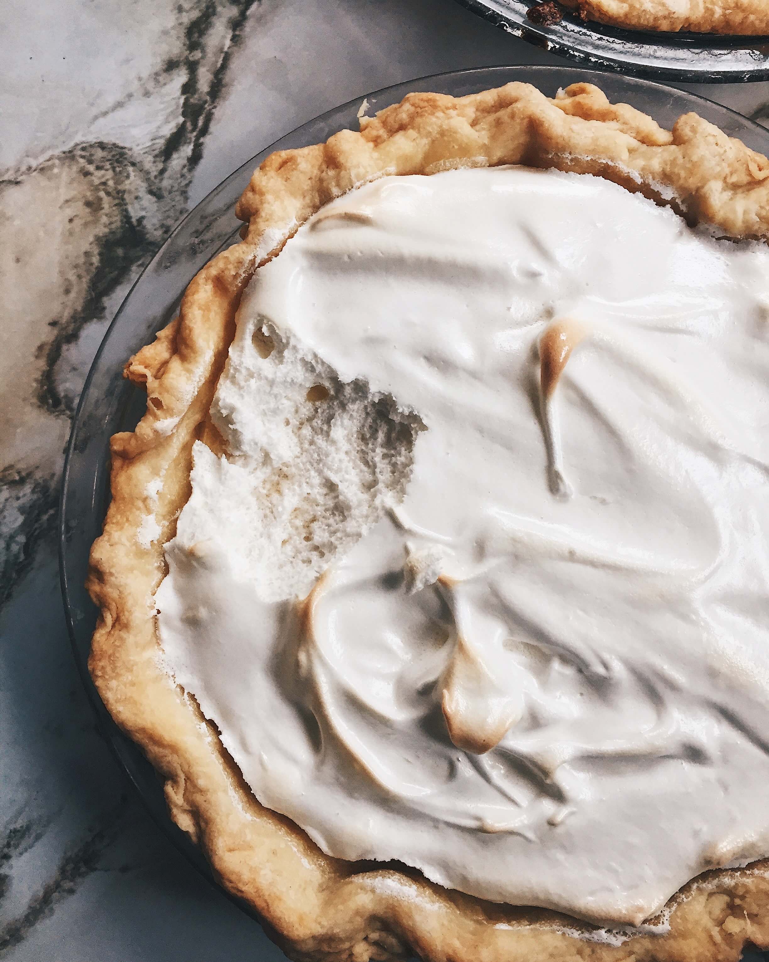 Cat approved Lemon Meringue Pie by The Messy Baker