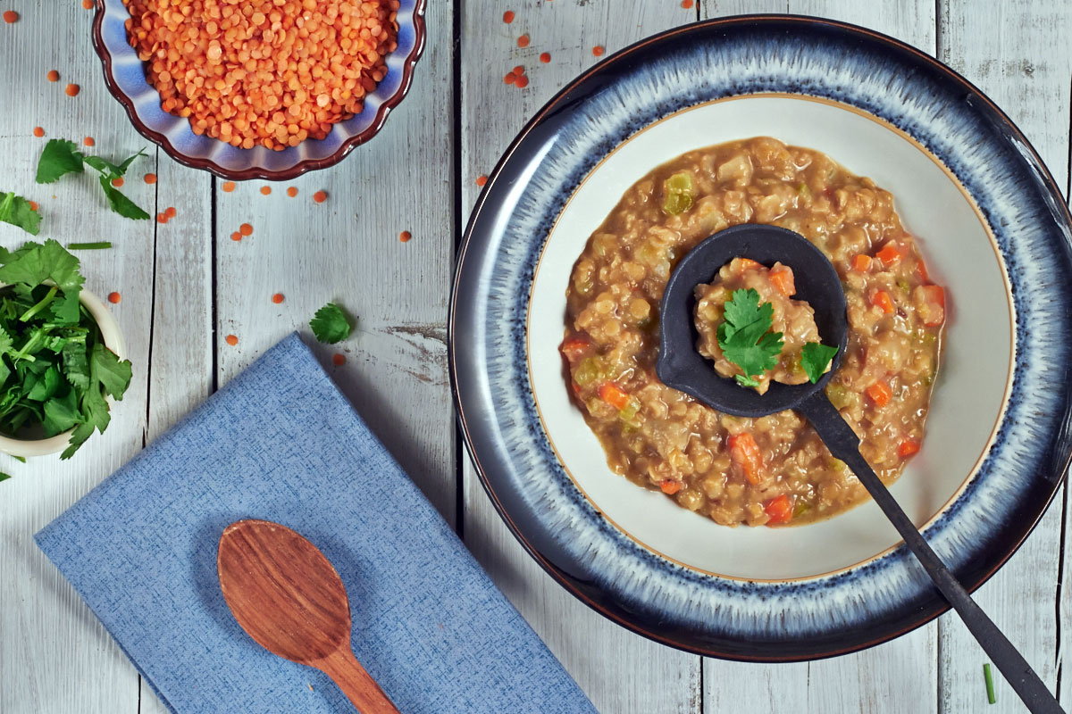 Simple Scottish Red Lentil Soup — TheMessyBaker.com