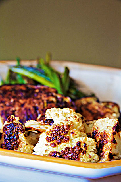 Roasted Cauliflower with Indian Spices