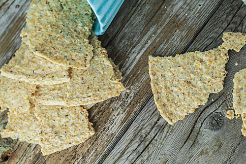 Rosemary Almond Crackers