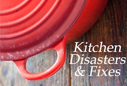 Kitchen Disasters & Fixes App by TheMessyBaker.com