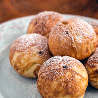 Chocolate-Filled Ginger Aebleskiver Recipe - The Messy Baker