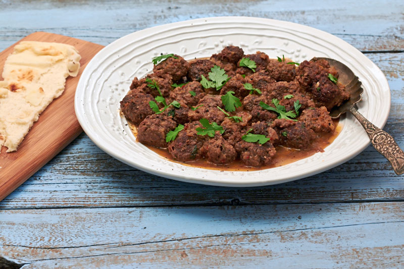 Moroccan Beef & Mushroom Tagine by The Messy Baker