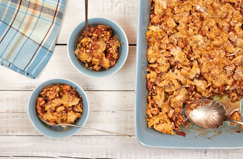 Deconstructed Apple Baklava by The Messy Baker