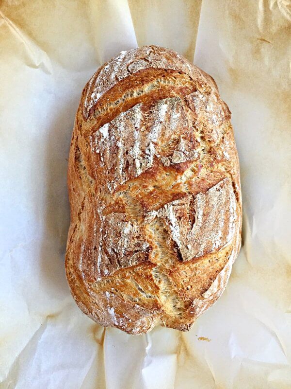 Loaf of sourdough bread