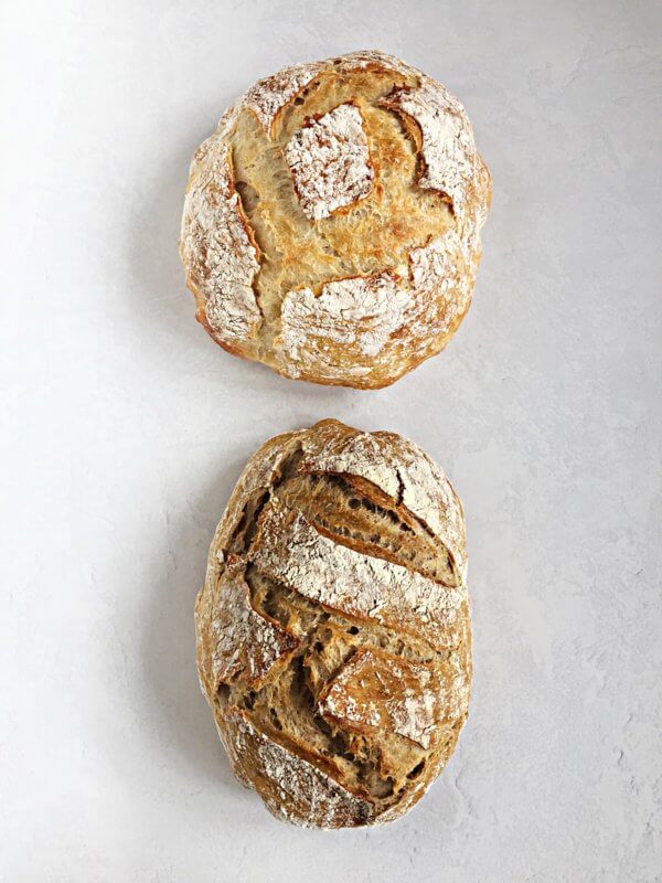 Sem-Sourdough No-Knead Bread